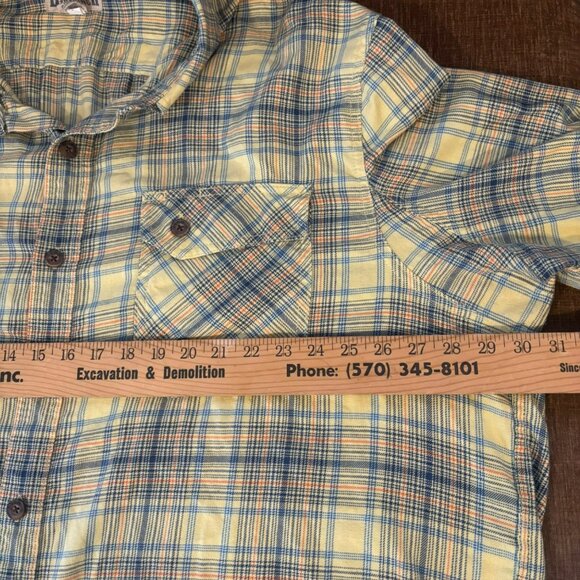 Duluth Trading Co Men's Plaid Button-Up Shirt Sz 3XL Long Sleeve - Picture 5 of 6